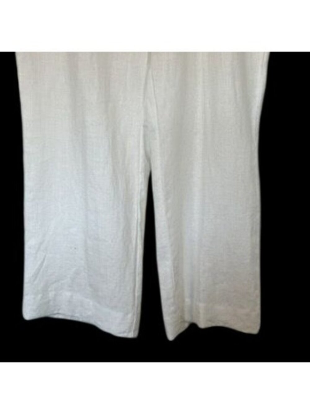 Tommy Bahama Two Palms Linen Pants Women Sz L Drawstring Pull-On White Comfort - Picture 13 of 15